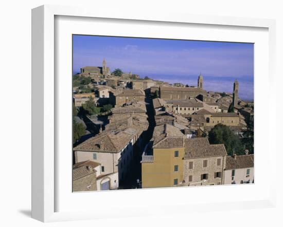 Montalcino, Tuscany, Italy, Europe-Bruno Morandi-Framed Photographic Print