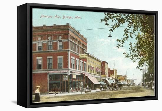 Montana Avenue, Billings, Montana-null-Framed Stretched Canvas