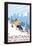 Montana - Big Sky Country - Downhill Skier, C.2008-null-Framed Poster