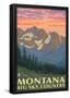 Montana - Big Sky Country - Spring Flowers, c.2008-null-Framed Poster