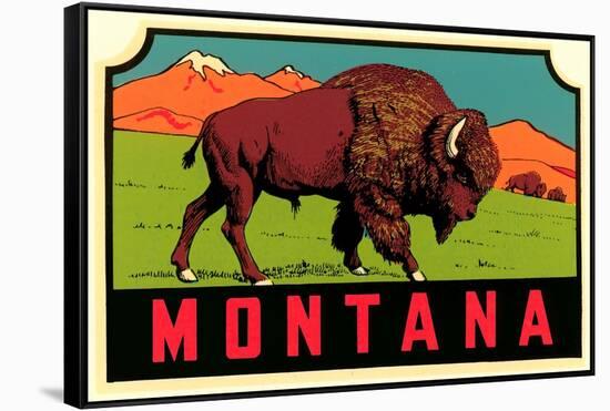 Montana Decal-null-Framed Stretched Canvas