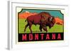 Montana Decal-null-Framed Art Print