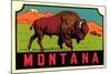Montana Decal-null-Mounted Art Print