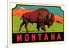 Montana Decal-null-Framed Art Print