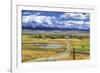 Montana Farm (Watercolor)-Galloimages Online-Framed Photographic Print