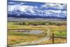 Montana Farm (Watercolor)-Galloimages Online-Mounted Photographic Print