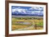 Montana Farm (Watercolor)-Galloimages Online-Framed Photographic Print