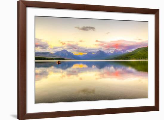 Montana, Glacier National Park. Lake Macdonald Landscape-Jaynes Gallery-Framed Photographic Print