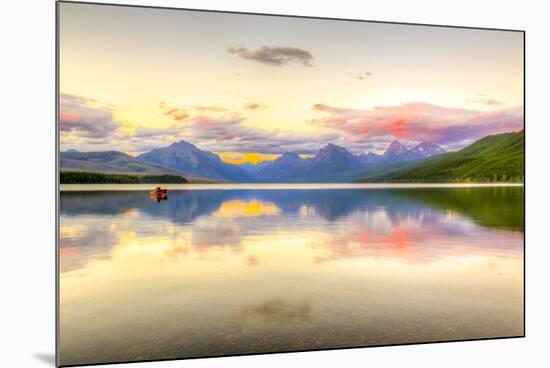 Montana, Glacier National Park. Lake Macdonald Landscape-Jaynes Gallery-Mounted Photographic Print