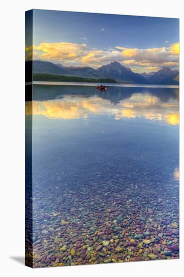 Montana, Glacier National Park. Lake Macdonald Landscape-Jaynes Gallery-Stretched Canvas