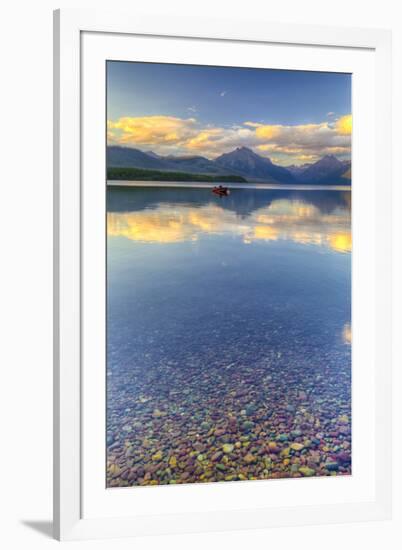 Montana, Glacier National Park. Lake Macdonald Landscape-Jaynes Gallery-Framed Photographic Print