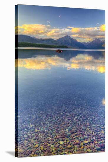 Montana, Glacier National Park. Lake Macdonald Landscape-Jaynes Gallery-Stretched Canvas