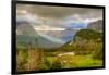 Montana, Glacier National Park, Logan Pass. Sunrise on Mountain Landscape-Jaynes Gallery-Framed Photographic Print