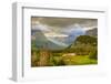 Montana, Glacier National Park, Logan Pass. Sunrise on Mountain Landscape-Jaynes Gallery-Framed Photographic Print