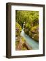 Montana, Glacier National Park. Waterfall Landscape-Jaynes Gallery-Framed Photographic Print