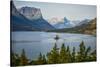 Montana, Glacier NP, Wild Goose Island Seen from Going-To-The-Sun Road-Rona Schwarz-Stretched Canvas