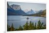 Montana, Glacier NP, Wild Goose Island Seen from Going-To-The-Sun Road-Rona Schwarz-Framed Photographic Print