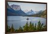 Montana, Glacier NP, Wild Goose Island Seen from Going-To-The-Sun Road-Rona Schwarz-Framed Photographic Print