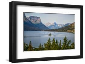 Montana, Glacier NP, Wild Goose Island Seen from Going-To-The-Sun Road-Rona Schwarz-Framed Photographic Print