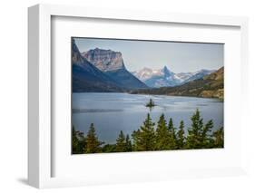 Montana, Glacier NP, Wild Goose Island Seen from Going-To-The-Sun Road-Rona Schwarz-Framed Photographic Print