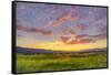 Montana, Missoula. Sunset on Ranch Club Golf Course-Jaynes Gallery-Framed Stretched Canvas