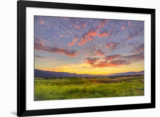 Montana, Missoula. Sunset on Ranch Club Golf Course-Jaynes Gallery-Framed Photographic Print