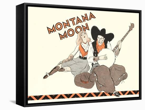 Montana Moon, Banjo, Singer-null-Framed Stretched Canvas