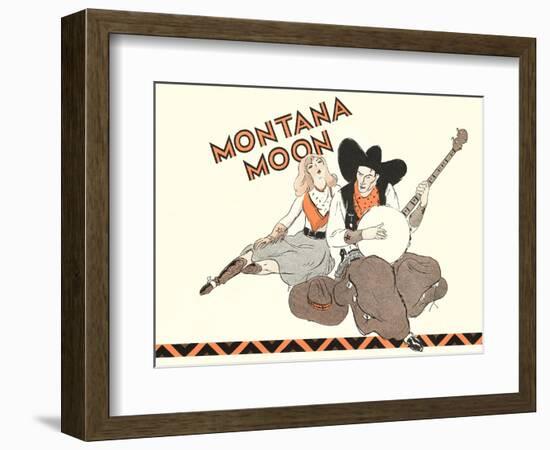 Montana Moon, Banjo, Singer-null-Framed Art Print