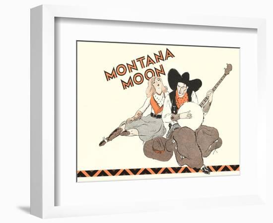 Montana Moon, Banjo, Singer-null-Framed Art Print