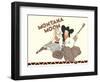 Montana Moon, Singing Cowboy-null-Framed Art Print