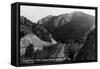 Montana - Rocky Canyon between Bozeman and Livingston-Lantern Press-Framed Stretched Canvas