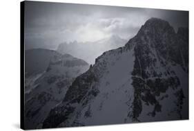 Montana's Highest Peak in Winter, Granite Peak-Steven Gnam-Stretched Canvas