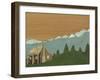 Montana Sky #1-Vanna Lam-Framed Art Print