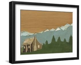 Montana Sky #1-Vanna Lam-Framed Art Print