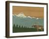 Montana Sky #2-Vanna Lam-Framed Art Print