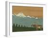 Montana Sky #2-Vanna Lam-Framed Art Print