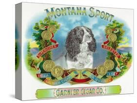 Montana Sport Brand Cigar Box Label-Lantern Press-Stretched Canvas