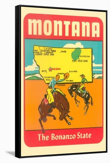 Montana, the Bonanza State-null-Framed Stretched Canvas
