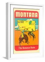 Montana, the Bonanza State-null-Framed Art Print