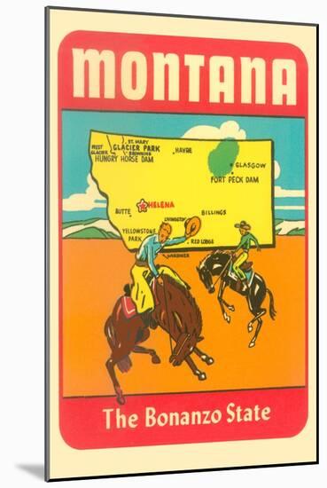 Montana, the Bonanza State-null-Mounted Art Print