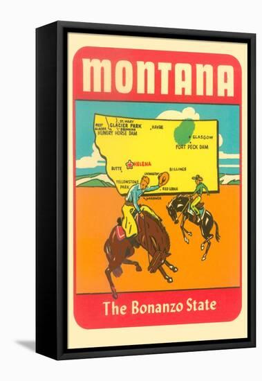 Montana, the Bonanza State-null-Framed Stretched Canvas