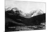 Montana - Timbered Basin View of Taylor's Fork and Peak-Lantern Press-Mounted Premium Giclee Print