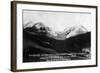 Montana - Timbered Basin View of Taylor's Fork and Peak-Lantern Press-Framed Art Print