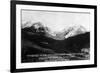 Montana - Timbered Basin View of Taylor's Fork and Peak-Lantern Press-Framed Art Print