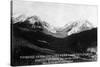 Montana - Timbered Basin View of Taylor's Fork and Peak-Lantern Press-Stretched Canvas