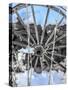 Montana Wagon Wheel II-Heidi Bannon-Stretched Canvas