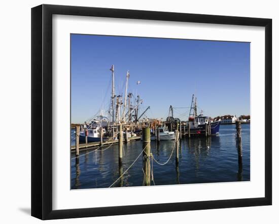 Montauk Harbour, Montauk, Long Island, New York State, United States of America, North America-Robert Harding-Framed Photographic Print