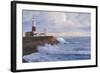 Montauk Lighthouse-Diane Romanello-Framed Art Print