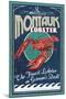 Montauk, New York - Lobster-Lantern Press-Mounted Art Print