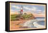 Montauk Point Lighthouse, Long Island, New York-null-Framed Stretched Canvas